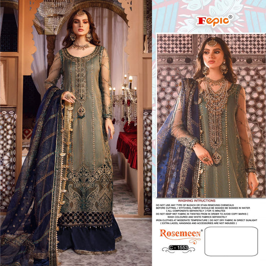 C-1553 Rosemeen Fepic Pakistani Salwar Suits