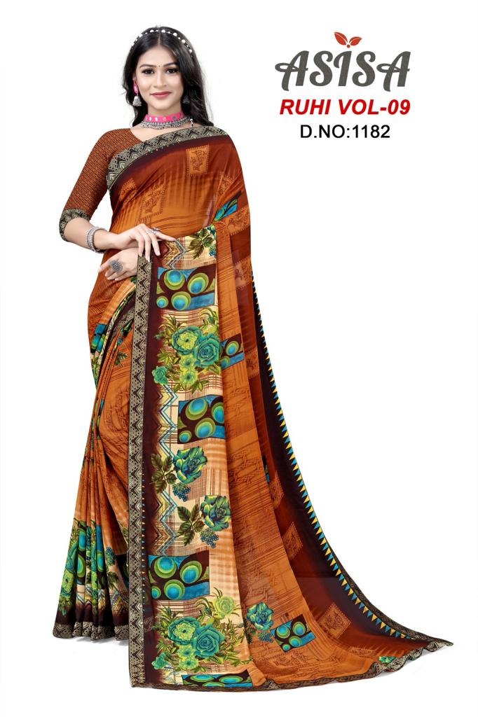 1182 Ruhi Vol 9 Asisa Sarees
