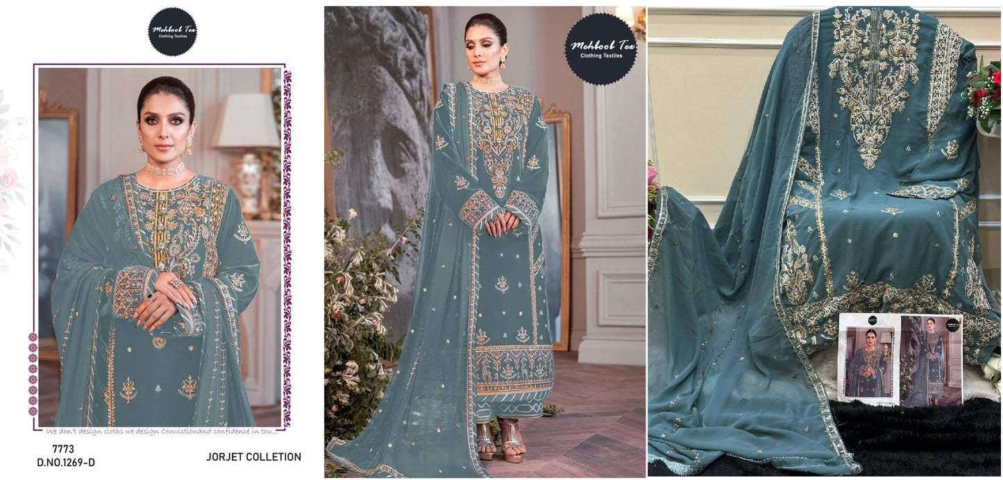 1269D Mehboob Tex Pakistani Salwar Suits