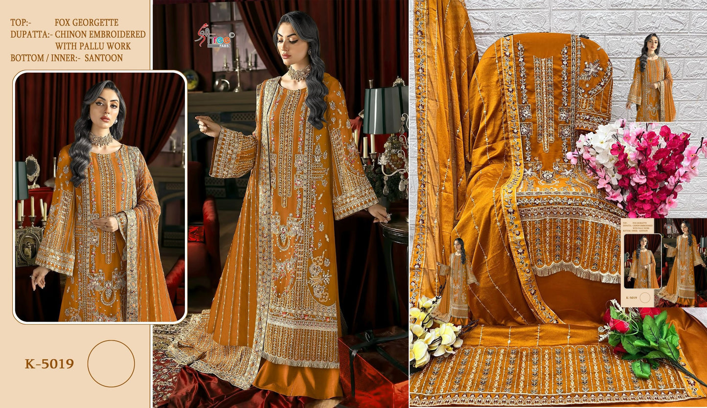 5019 Shree Fabs Pakistani Salwar Suits