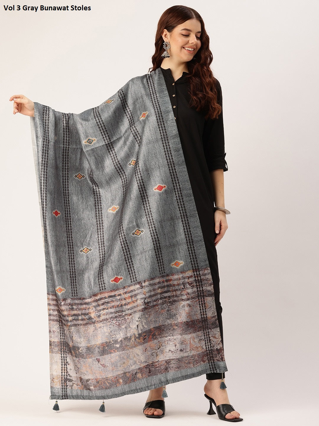 Vol 3 Gray Bunawat Stoles
