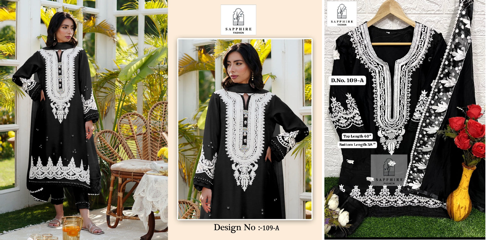 109A Sapphire Pakistani Readymade Suits