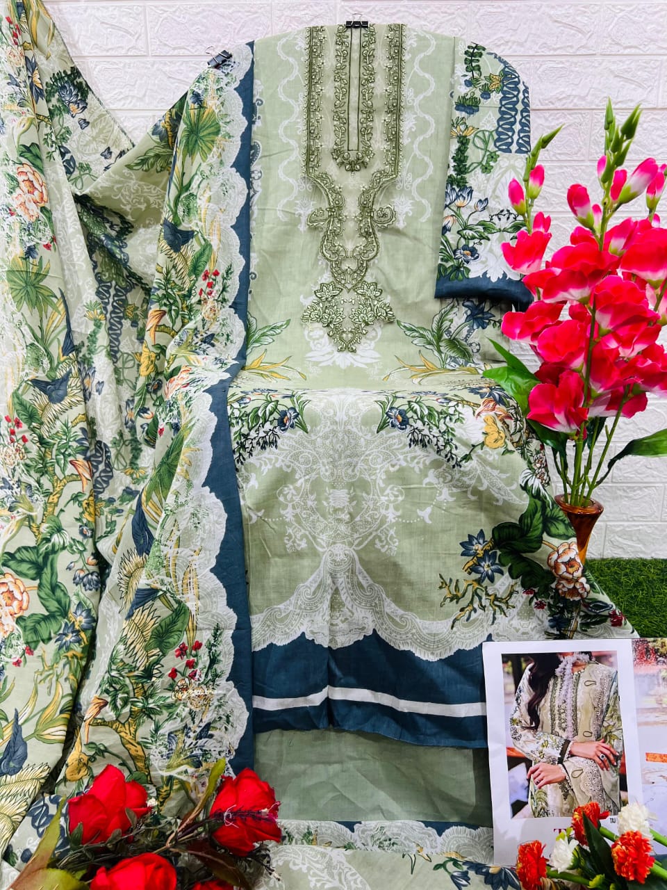 554 Taj Creations Embroidery Pakistani Salwar Suits