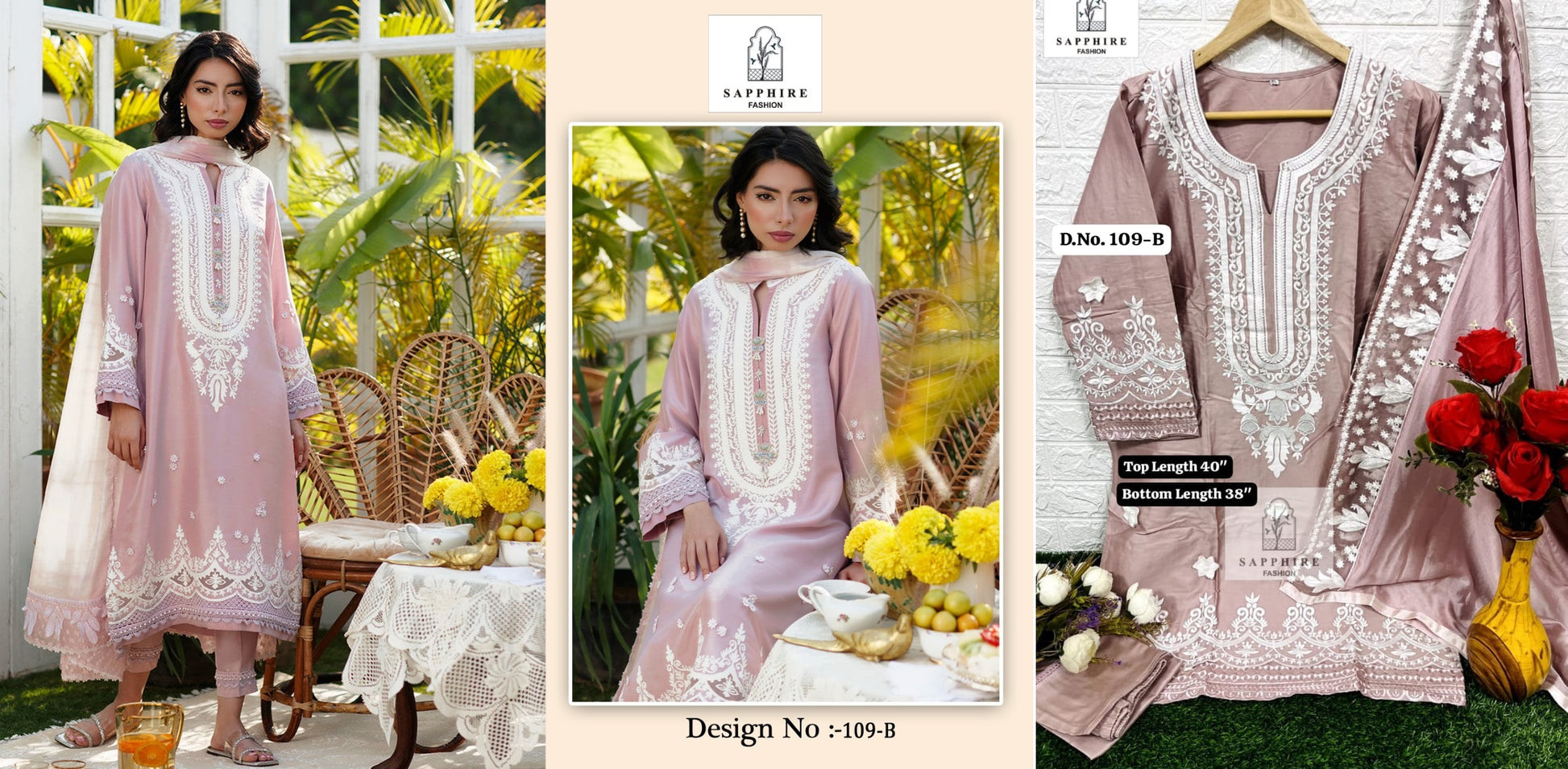 109B Sapphire Pakistani Readymade Suits