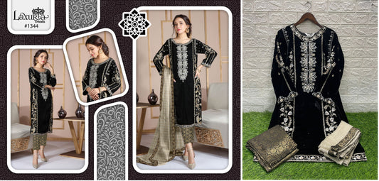 1344 Laxuria Trendz Pakistani Readymade Suits
