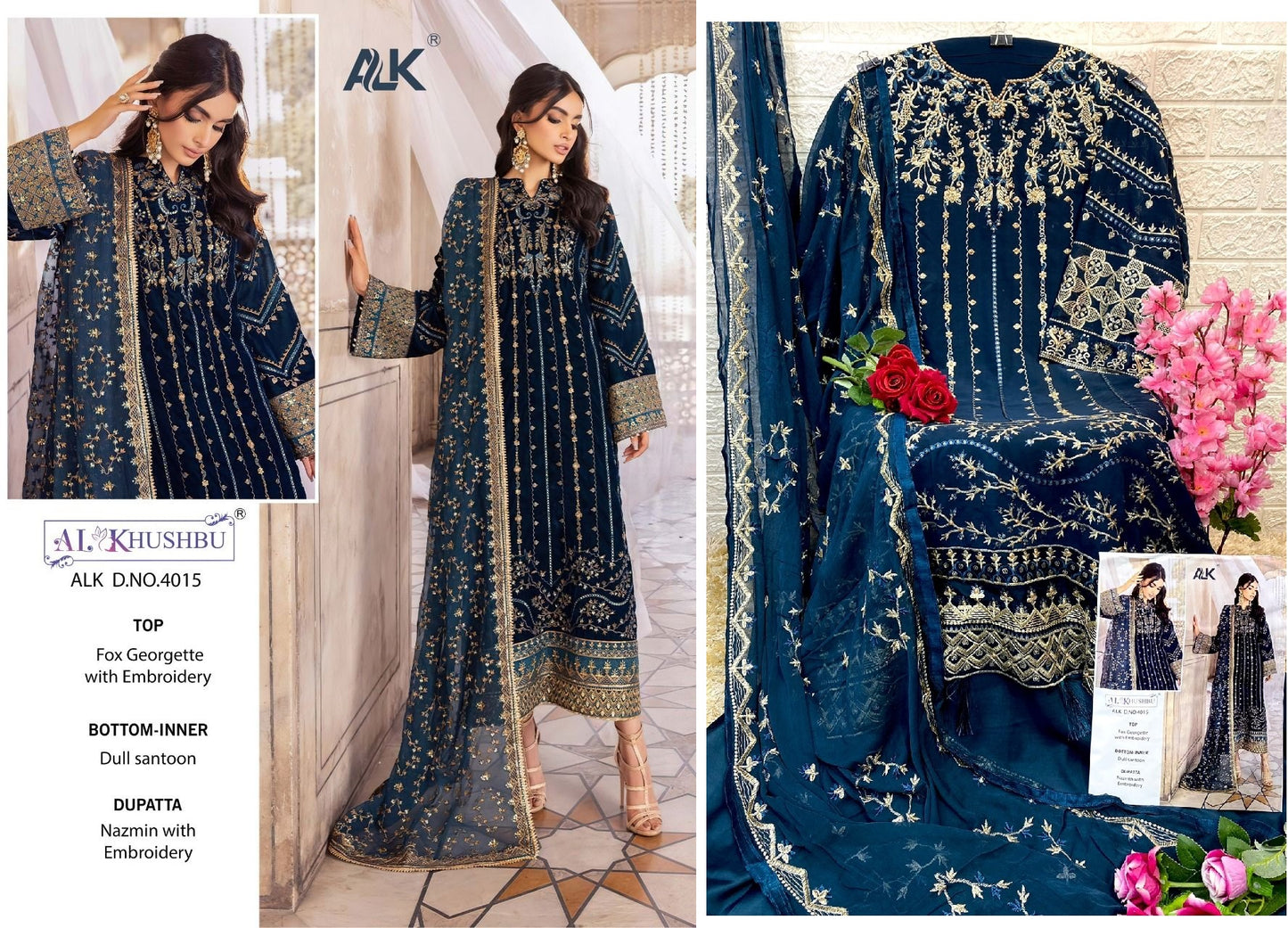 4015 Alk Pakistani Salwar Suits