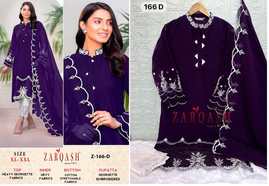 166D Zarqash Pakistani Readymade Suits