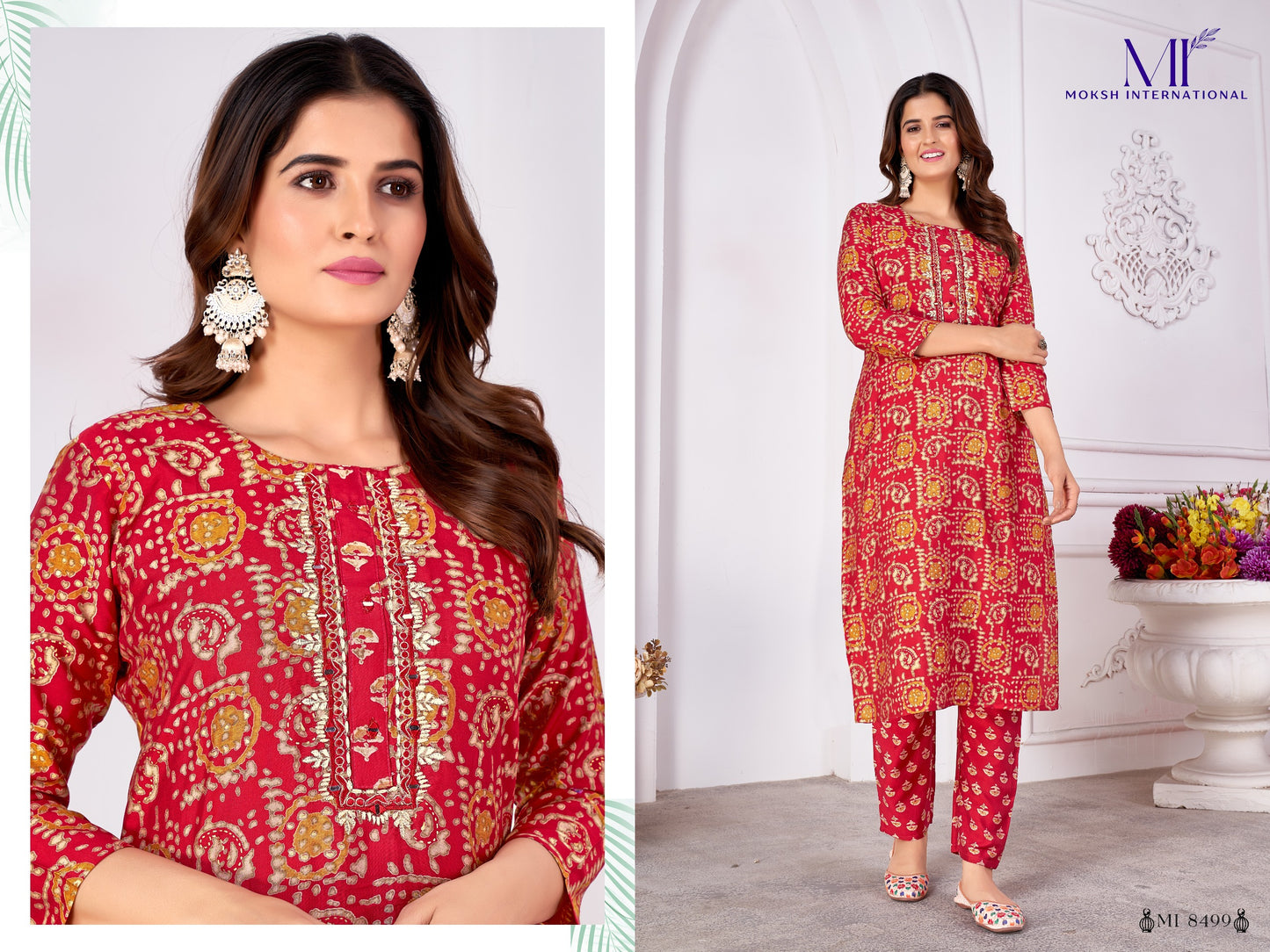 8499 Magic Vol 2 Moksh Kurti Pant Set