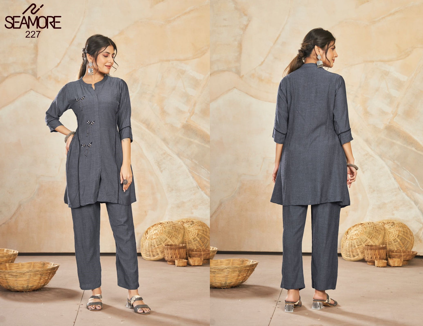 227 Ramdut Vol 2 Seamore Co Ord Set