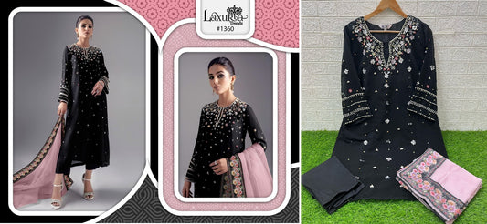 1360 Laxuria Trendz Pakistani Readymade Suits