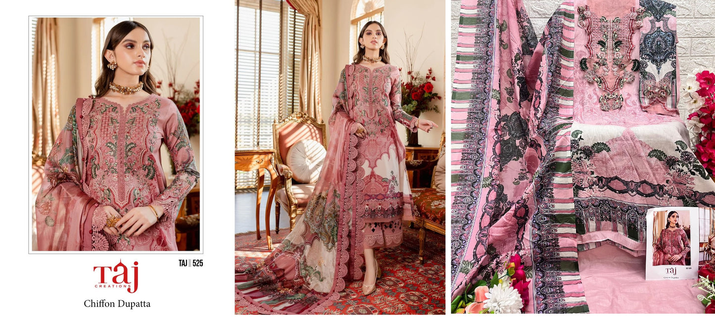 525 Taj Creations Pakistani Salwar Suits