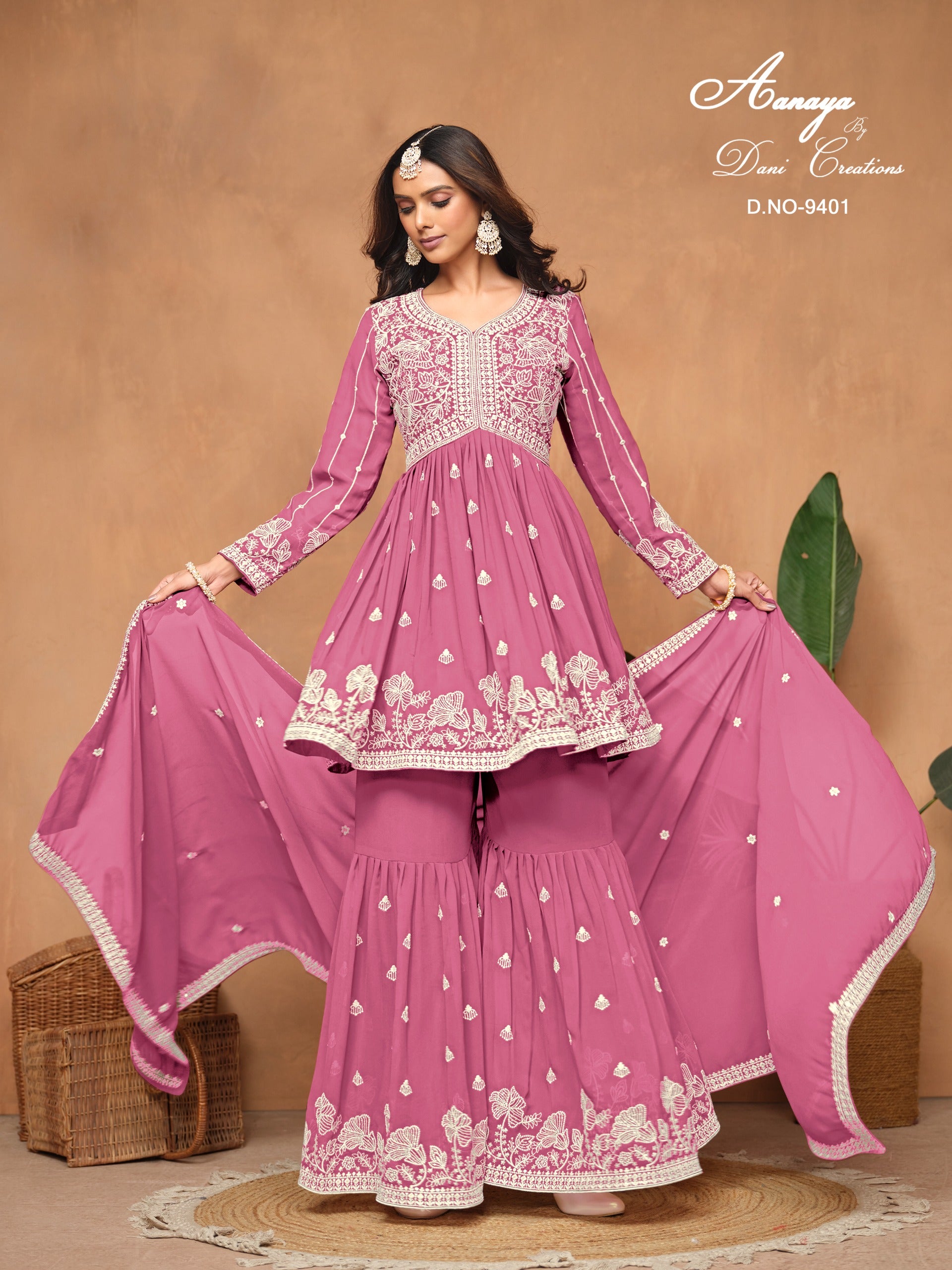 9401 Aanaya Vol 194 Dani Creation Unstitched Suits