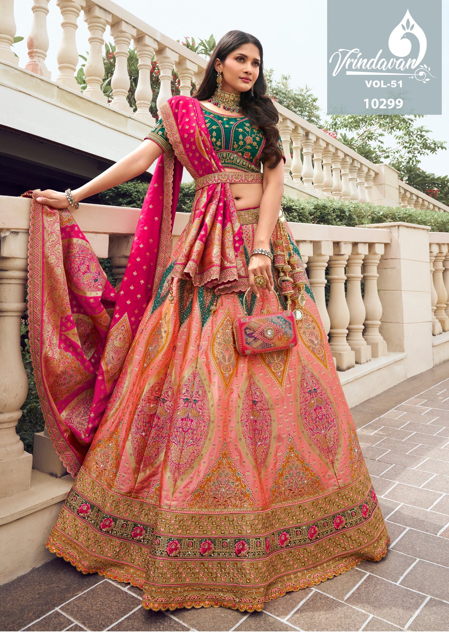 10299 Vrindavan Vol 51 Royal Lehenga Choli