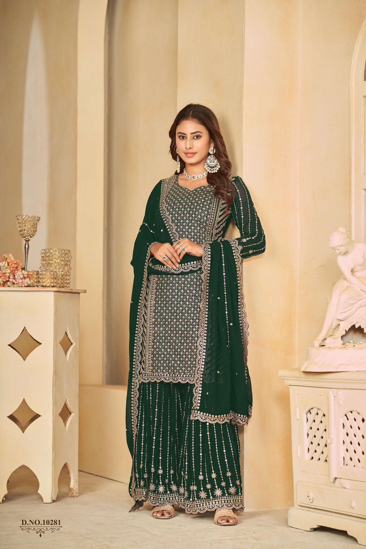 10281 Vol 28 Anjubaa Semi Stitched Suits