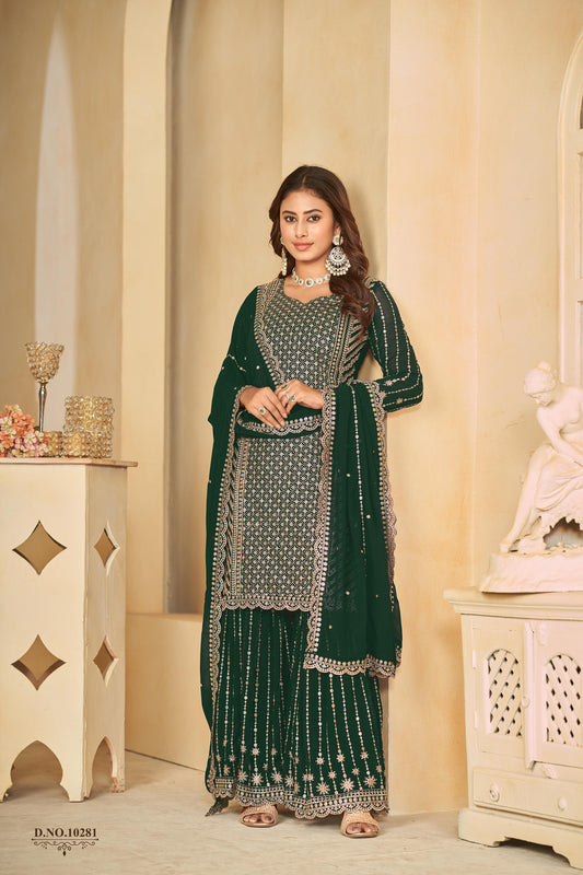 10281 Vol 28 Anjubaa Semi Stitched Suits