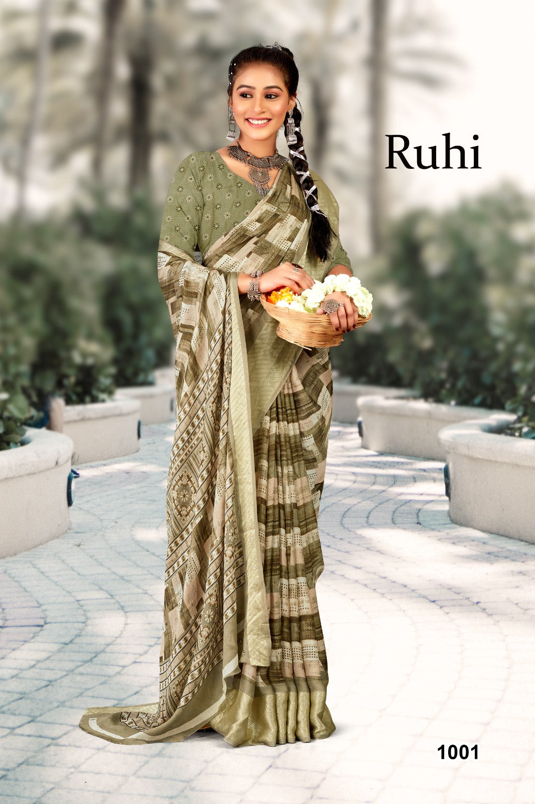 1001 Ruhi Mahamani Creation Sarees