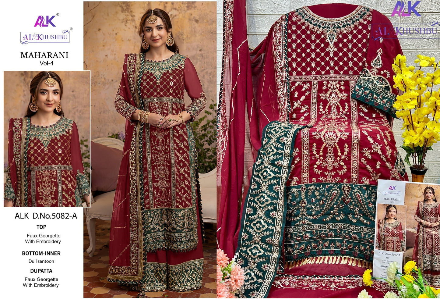 5082A Alk Pakistani Salwar Suits