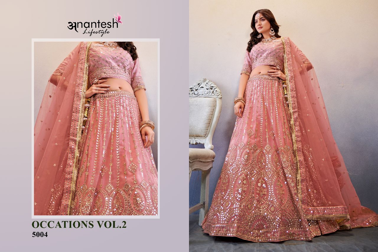 5004 Occations Vol 2 Anantesh Lehenga Choli