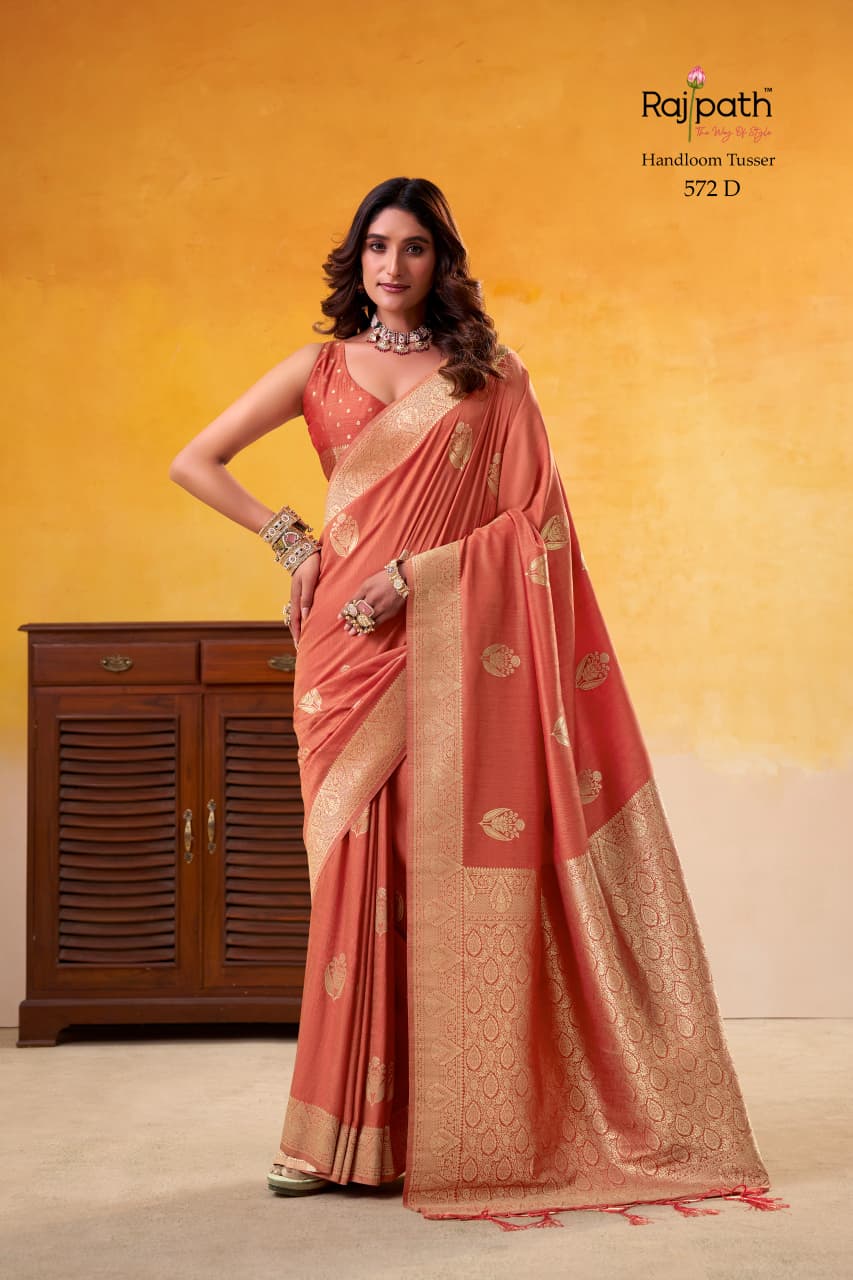 572-D Dhatu Silk Rajpath Handloom Sarees