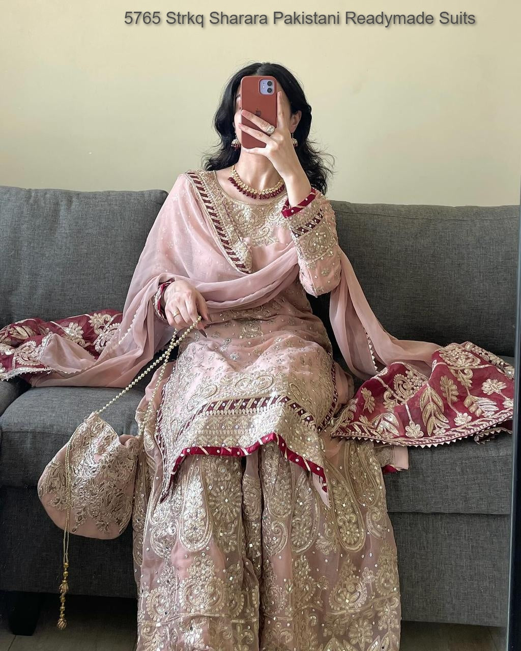 5765 Strkq Sharara Pakistani Readymade Suits