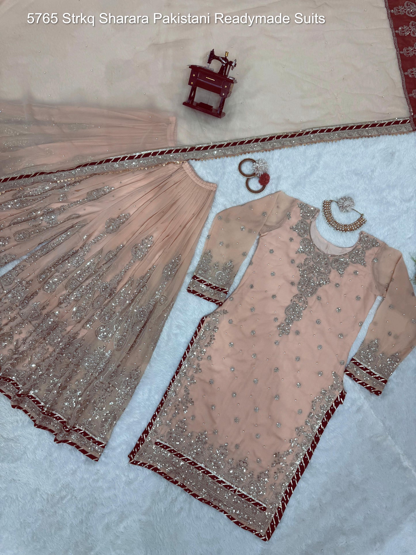 5765 Strkq Sharara Pakistani Readymade Suits