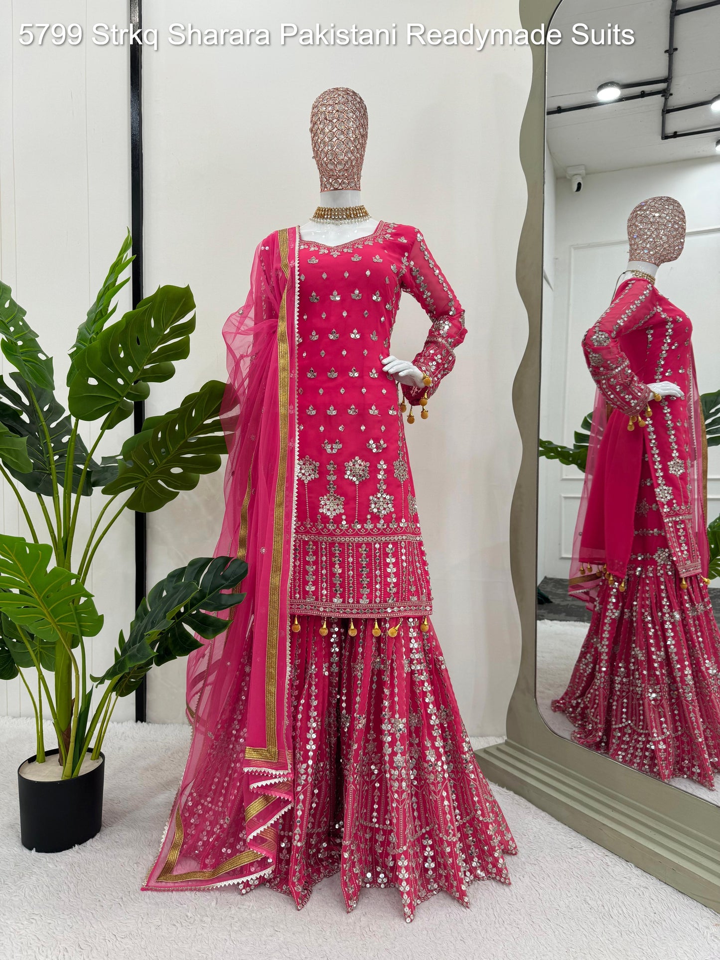 5799 Strkq Sharara Pakistani Readymade Suits