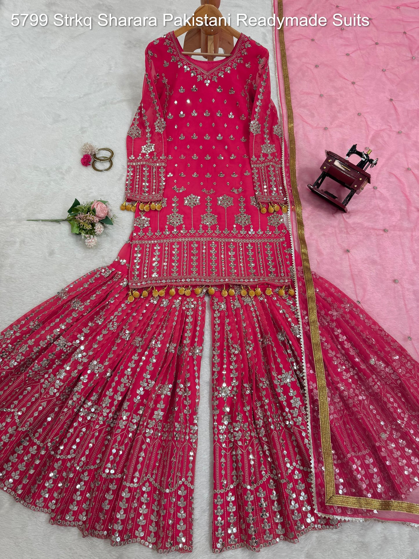 5799 Strkq Sharara Pakistani Readymade Suits