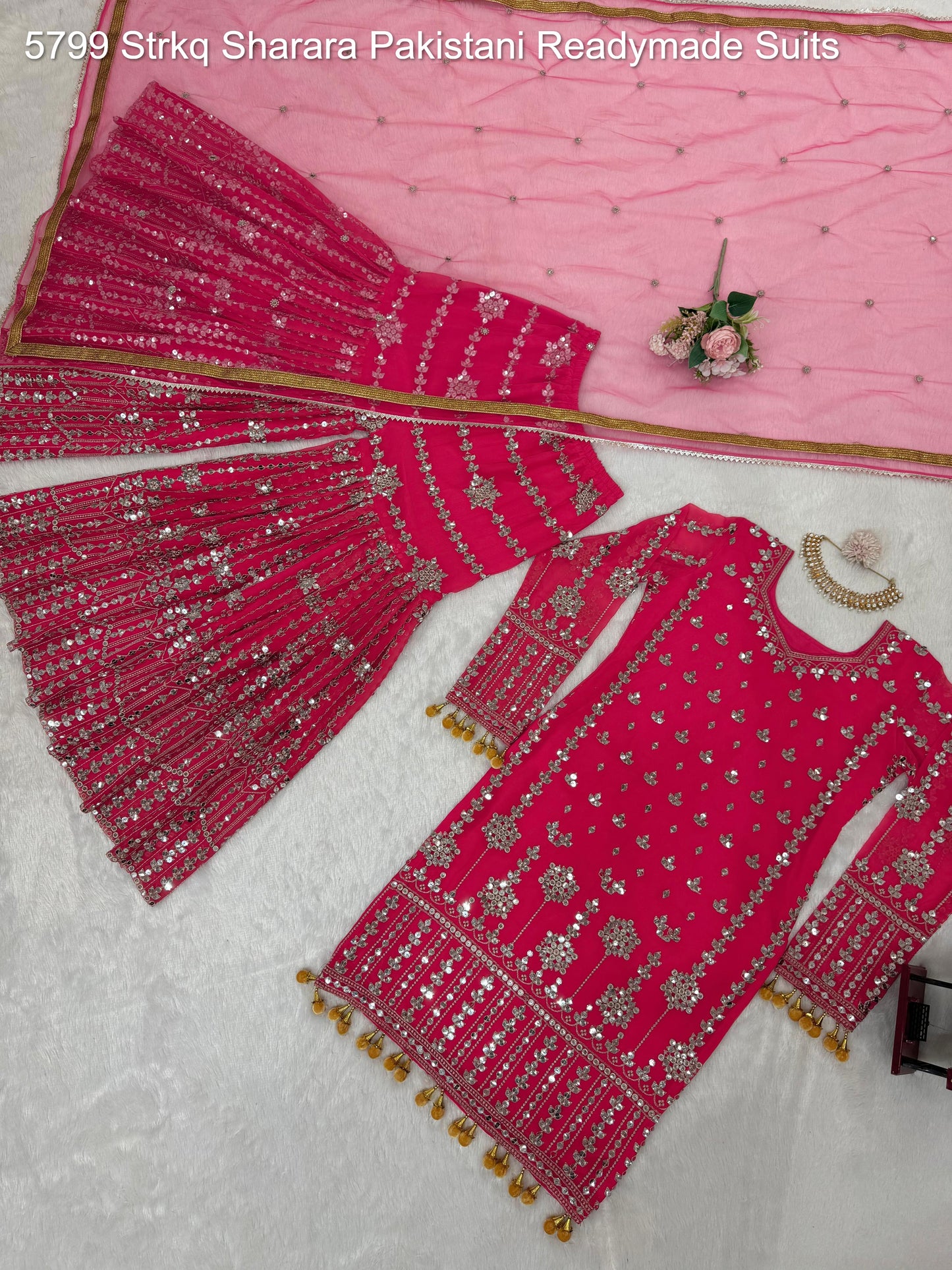 5799 Strkq Sharara Pakistani Readymade Suits