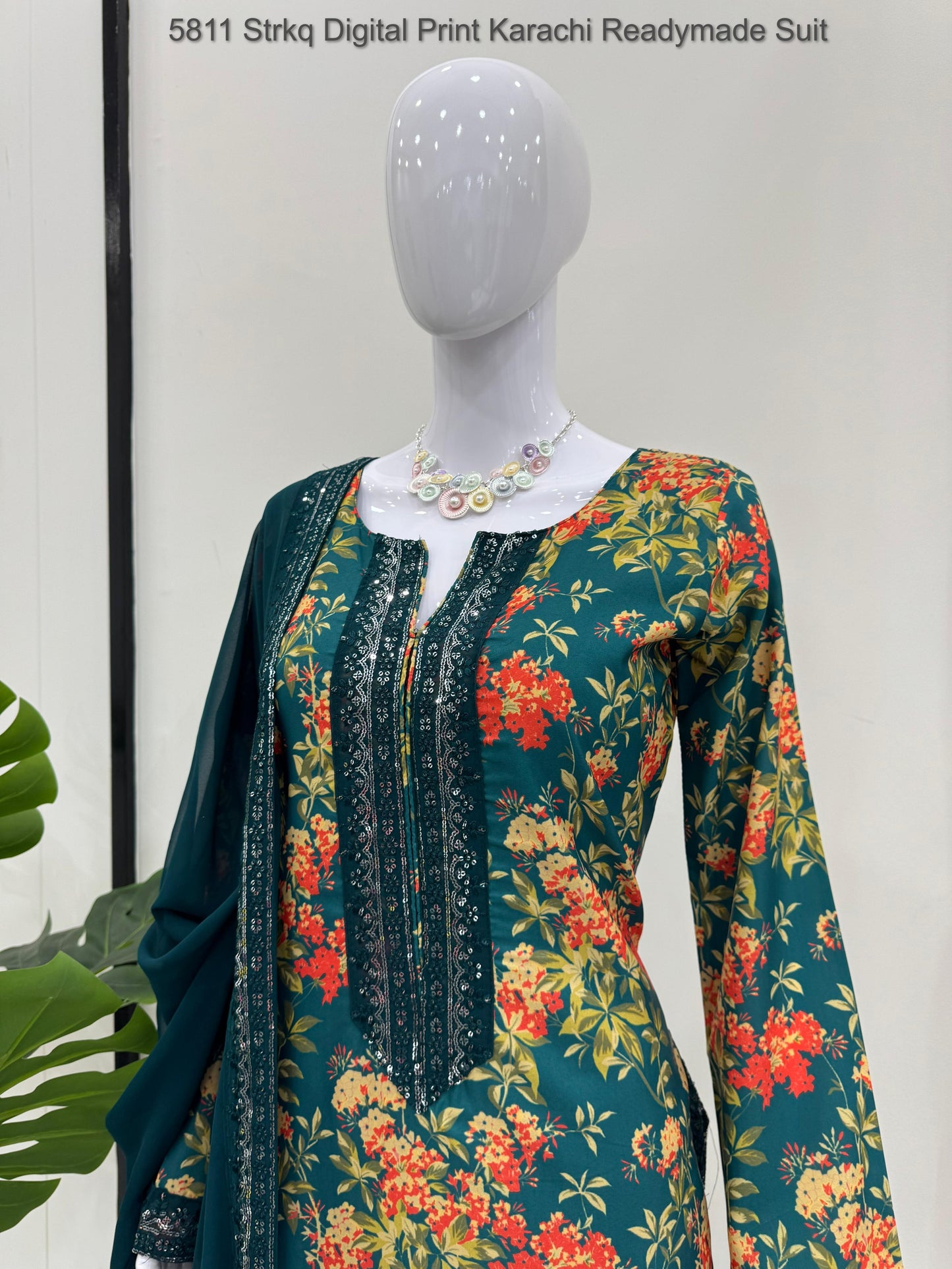 5811 Strkq Digital Print Karachi Readymade Suit