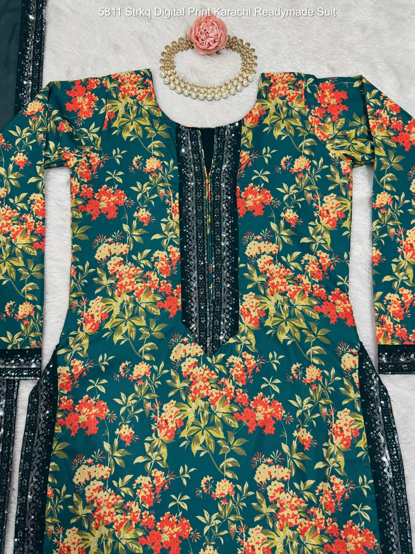 5811 Strkq Digital Print Karachi Readymade Suit