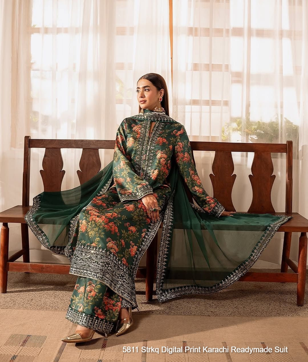 5811 Strkq Digital Print Karachi Readymade Suit