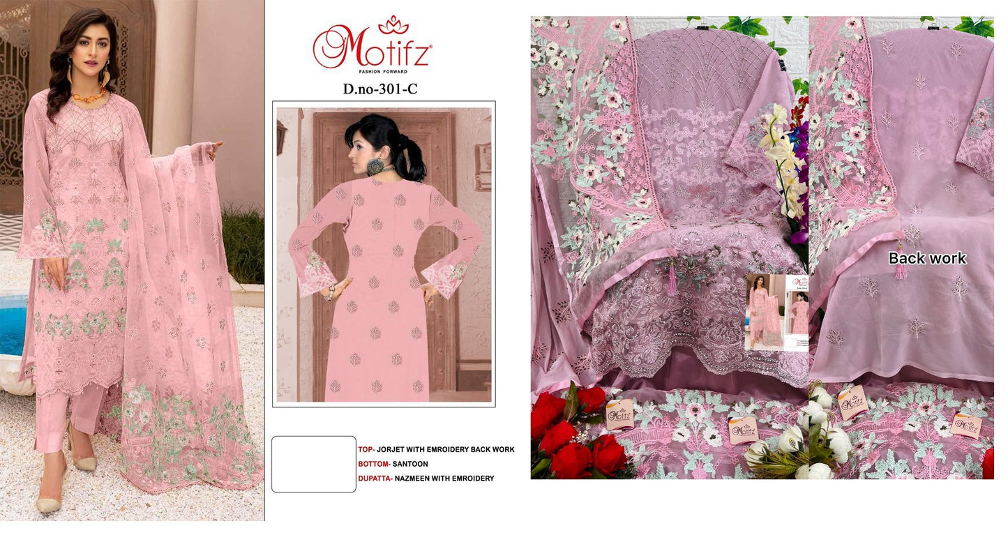 301-C Motifz Pakistani Salwar Suits