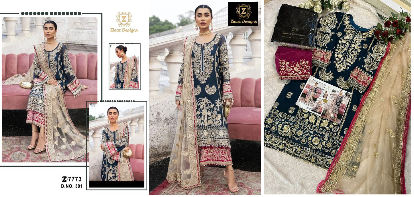 391 Ziaaz Designs Pakistani Salwar Suits