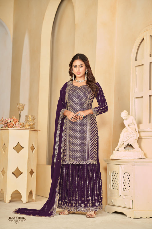 10282 Vol 28 Anjubaa Semi Stitched Suits