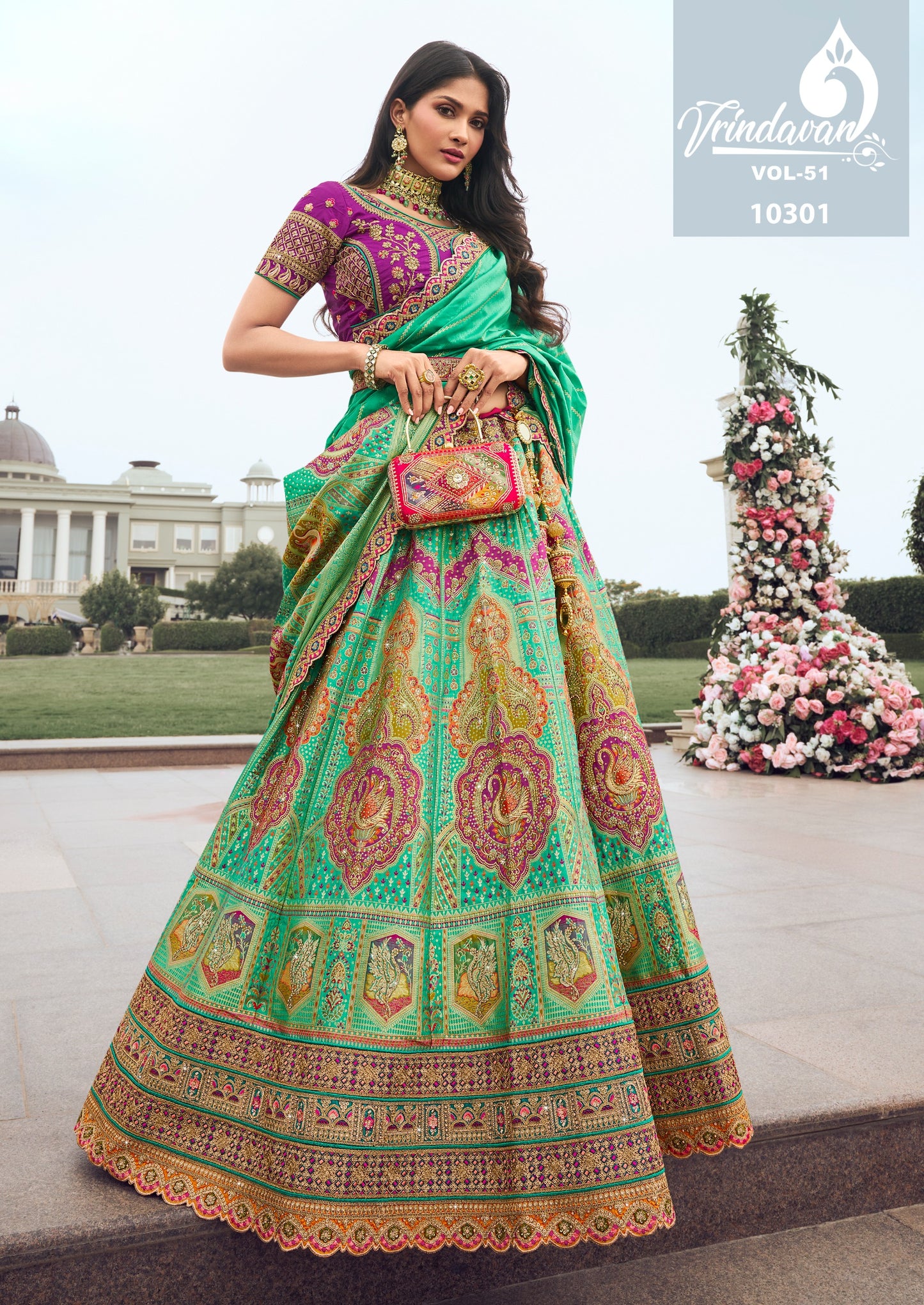 10301 Vrindavan Vol 51 Royal Lehenga Choli