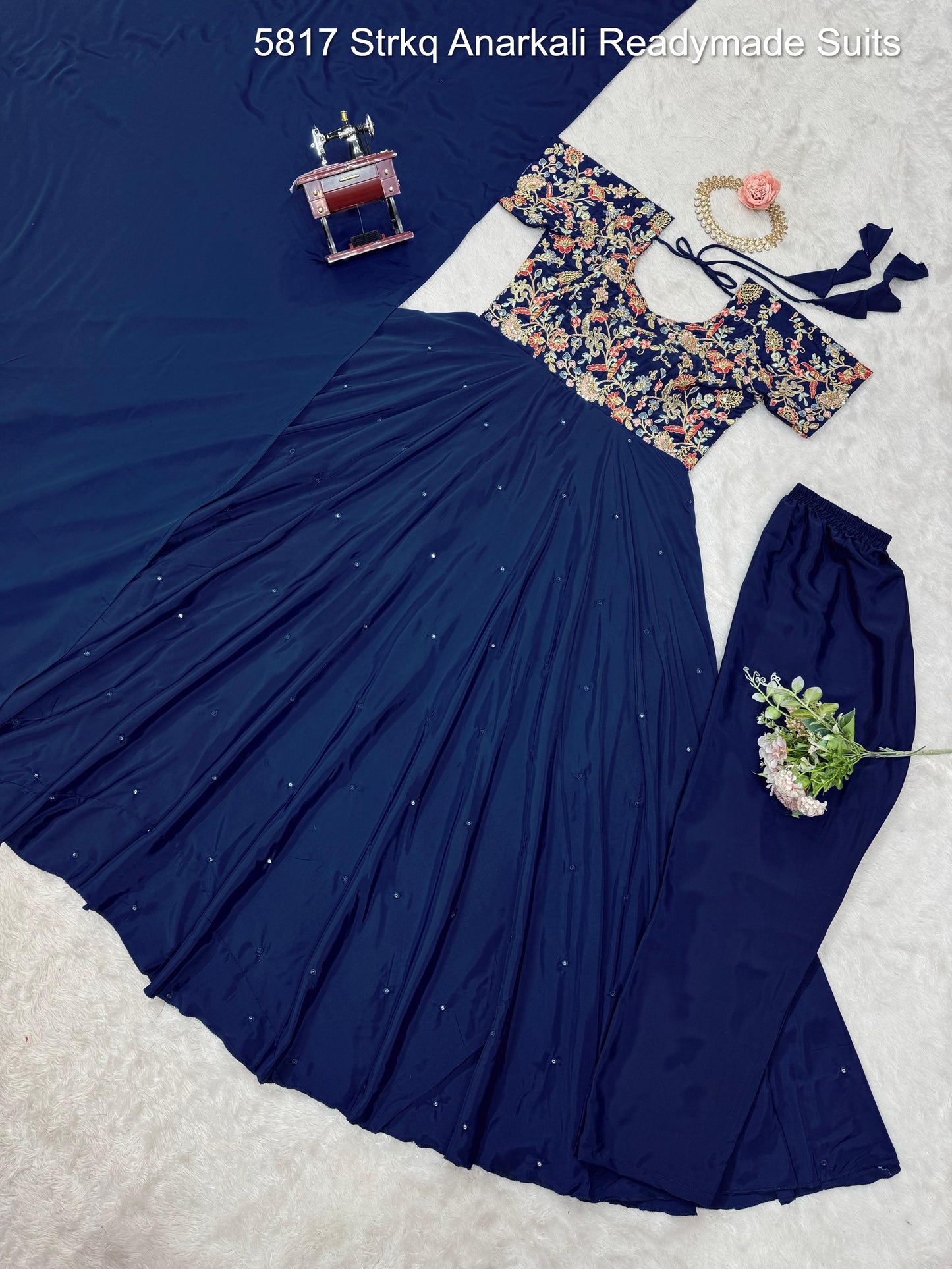 5817 Strkq Anarkali Readymade Suits