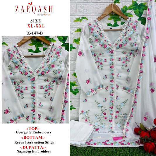 Z-147B Zarqash Pakistani Readymade Suits