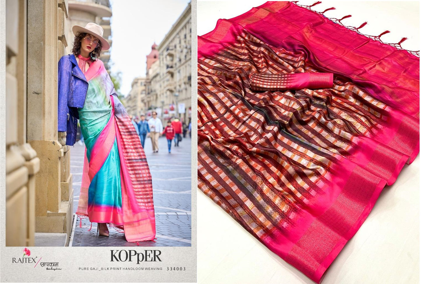 334003 Kopper Rajtex Sarees