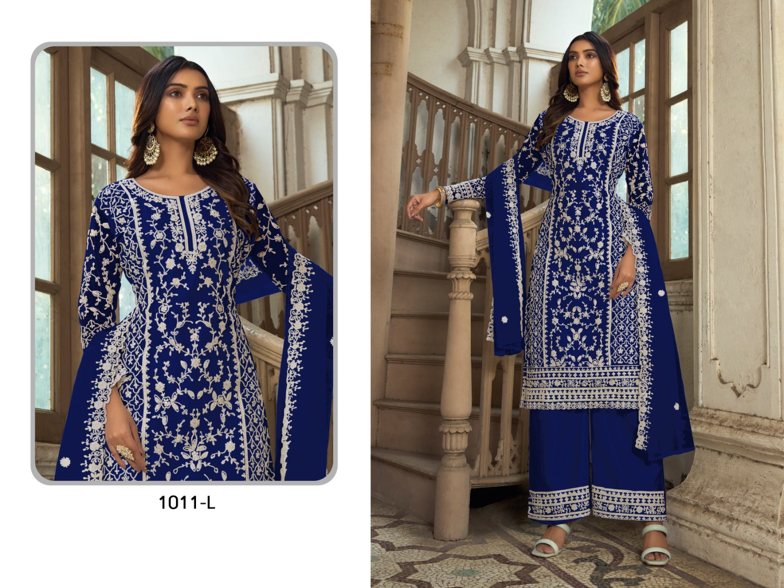 1011 L Khwaab Sabah Unstitched Suits