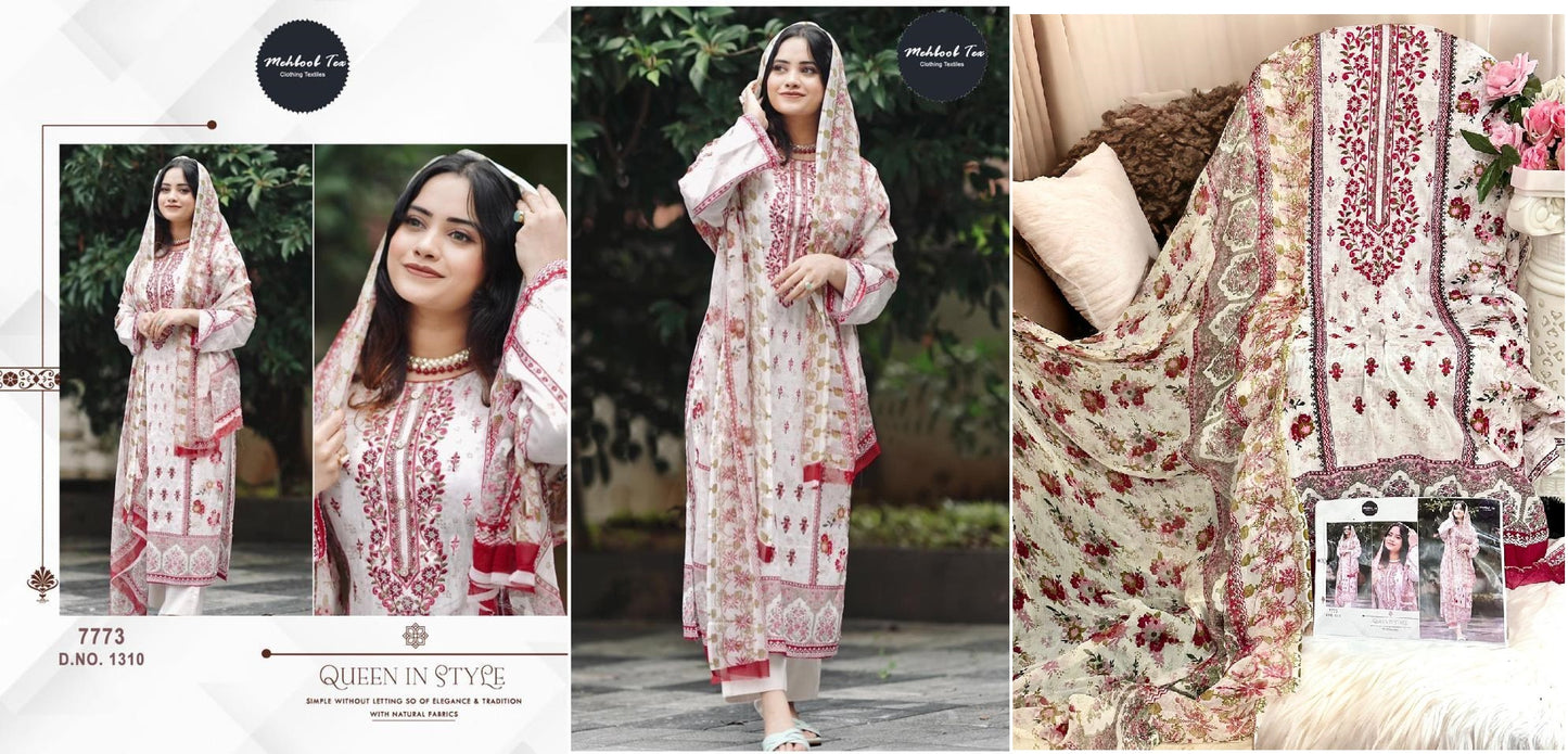 1310 Mehboob Tex Pakistani Salwar Suits