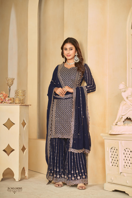 10283 Vol 28 Anjubaa Semi Stitched Suits