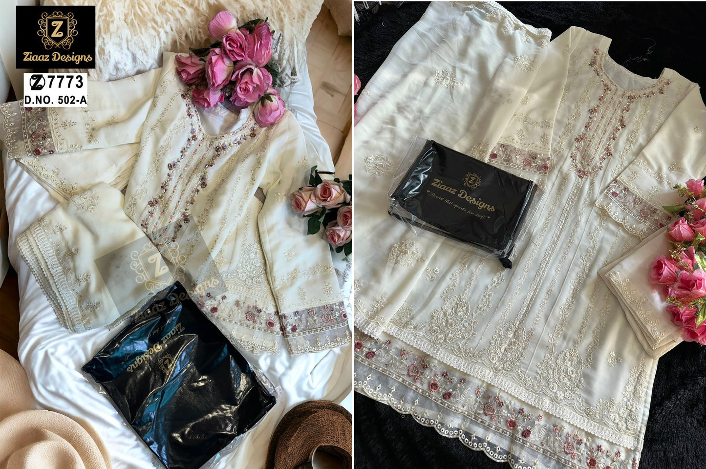 502A Ziaaz Designs Pakistani Salwar Suits