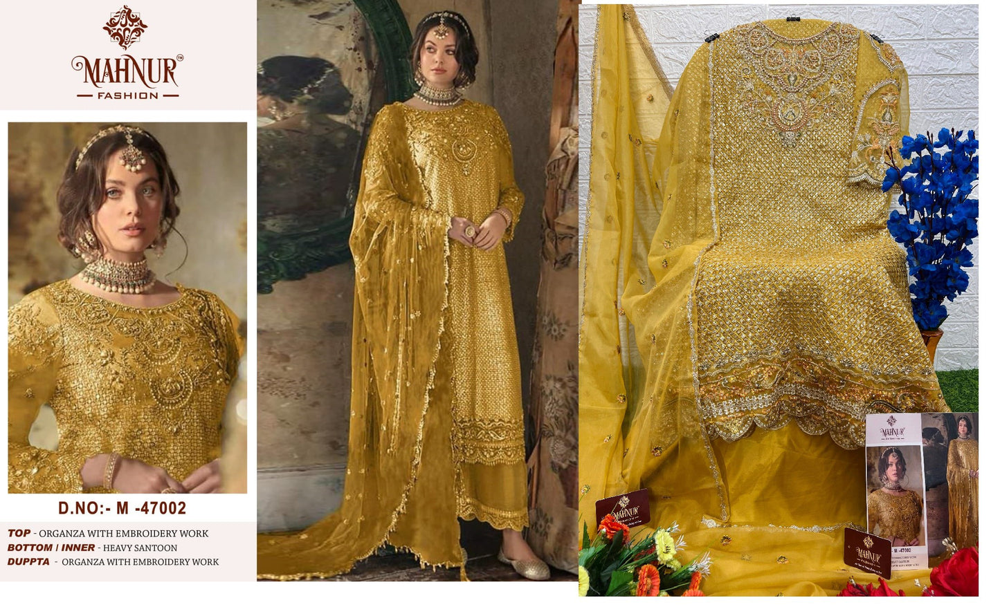 47002 Vol 47 Mahnur Pakistani Salwar Suits