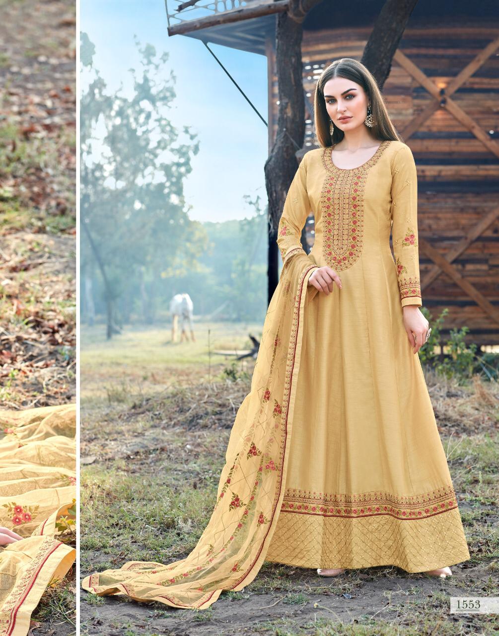 1553 Kashish Bela Fashion Unstitched Suits