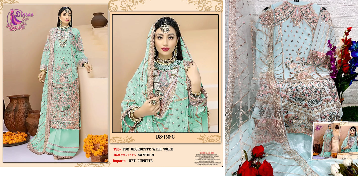 150C Dinsaa Suit Pakistani Salwar Suits