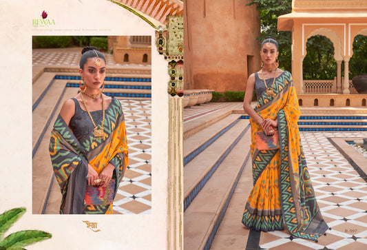 597 Shubharambh Vol 3 Rewaa Silk Sarees