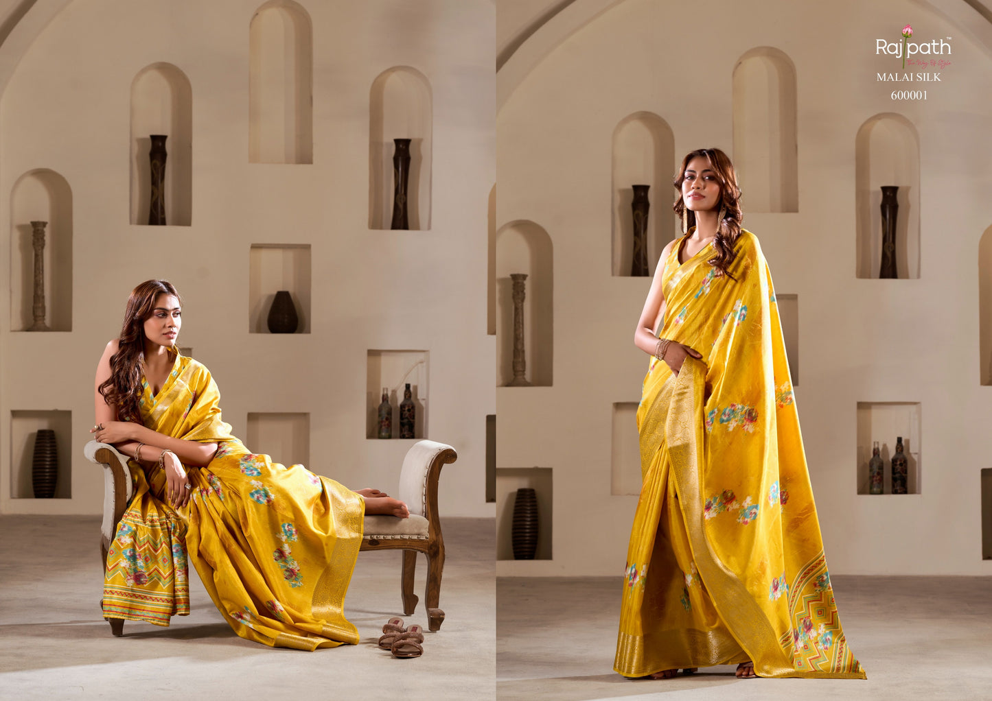 600001 Litchi Rajpath Silk Sarees