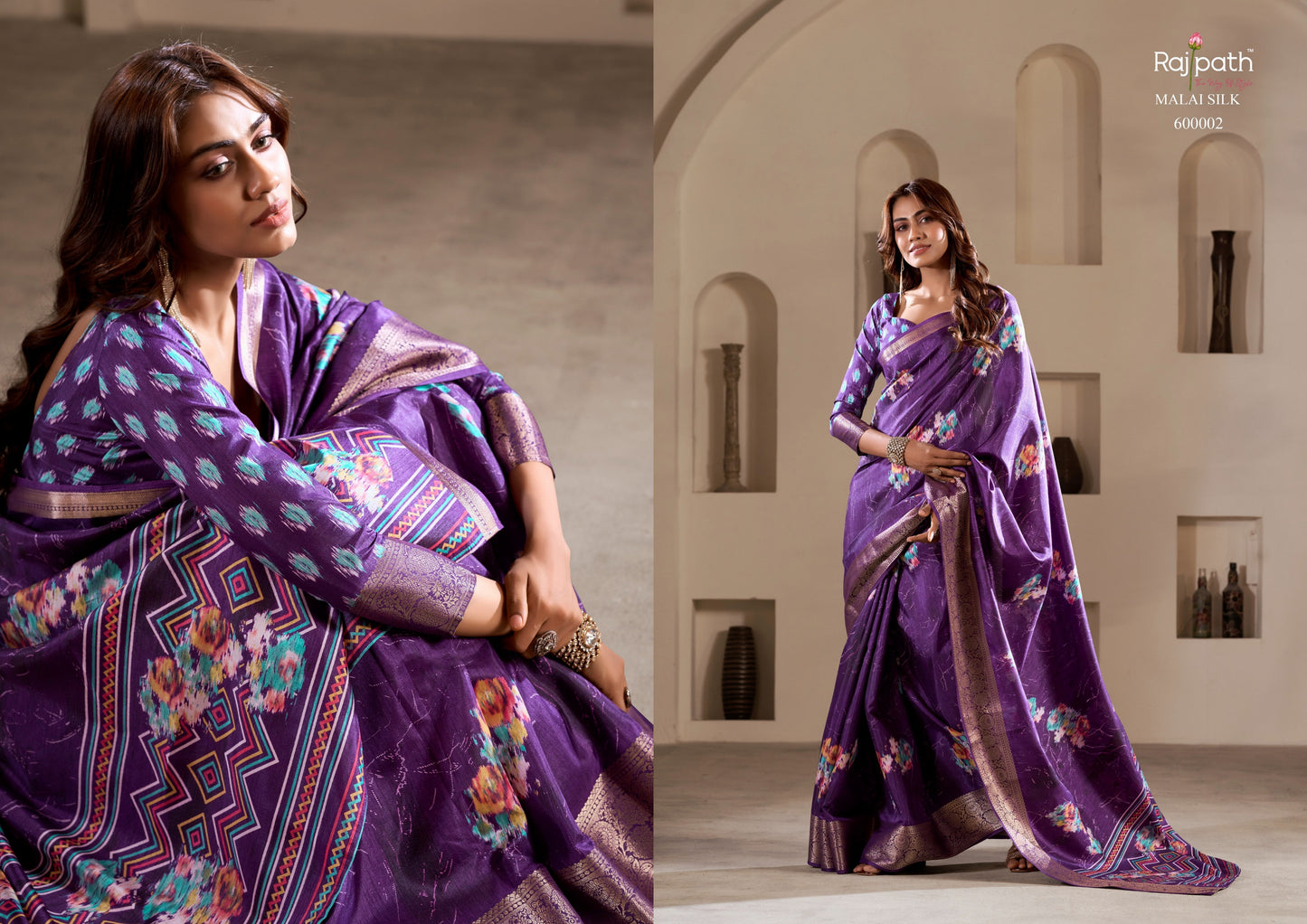 600002 Litchi Rajpath Silk Sarees