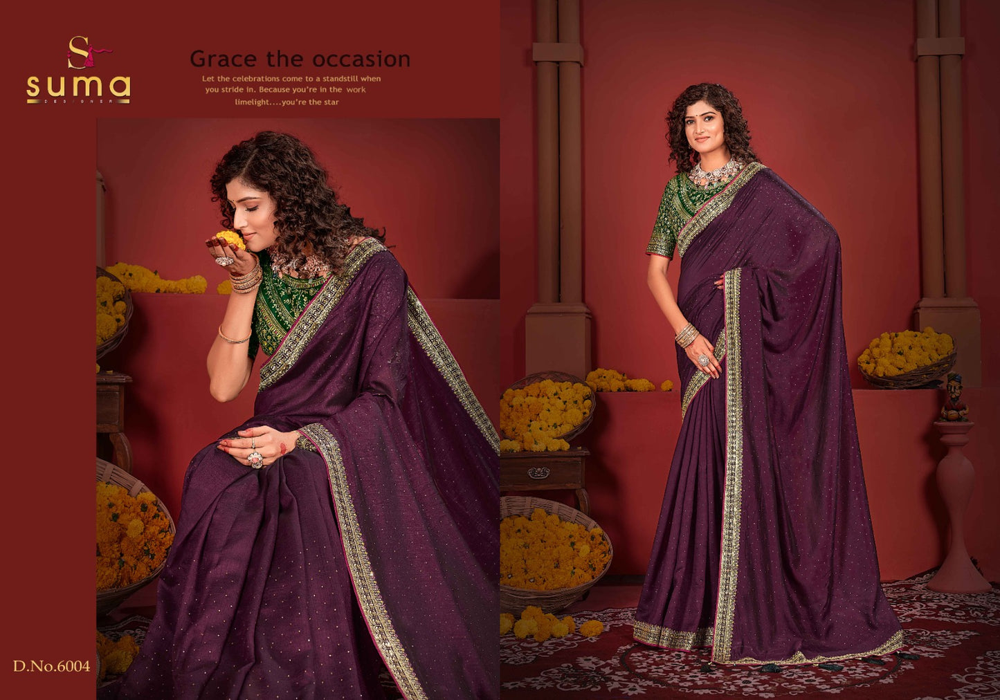 6004 Avikya Suma Designer Vichitra Sarees