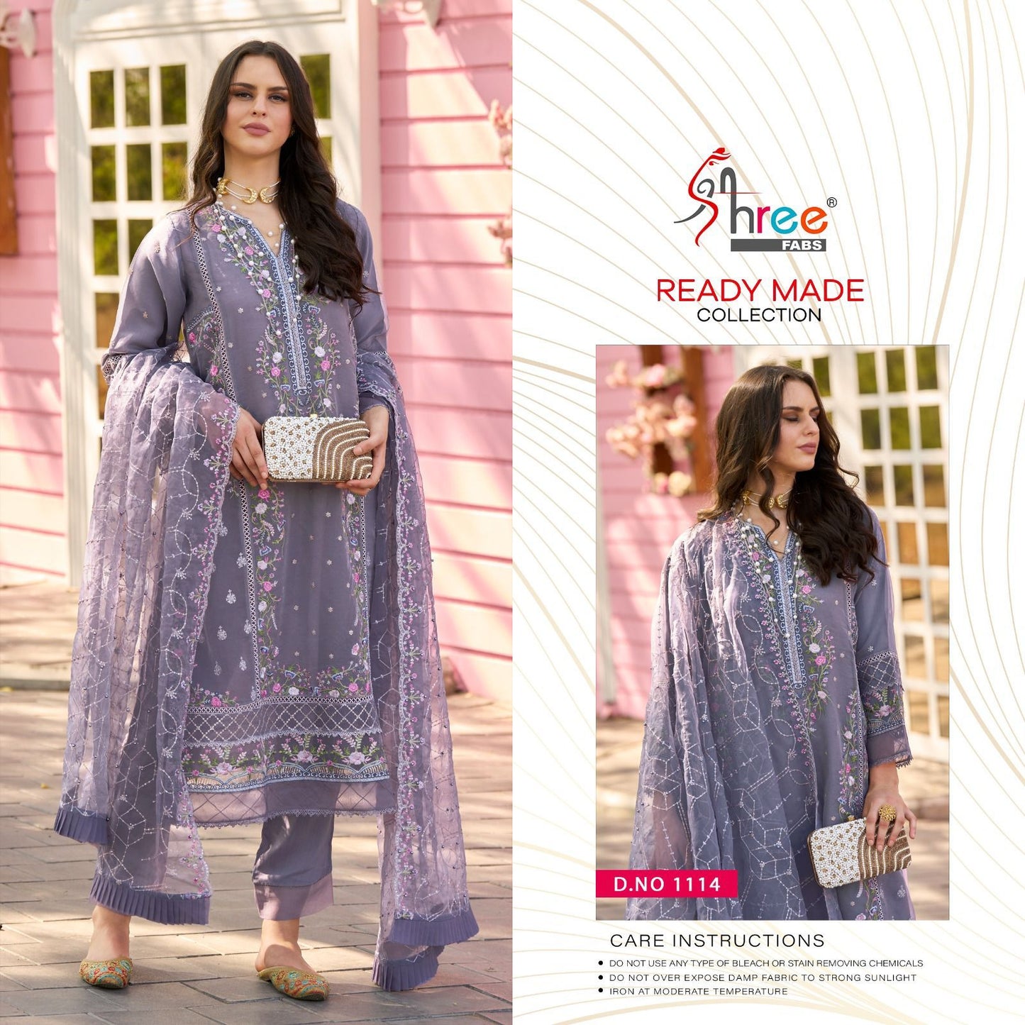 S-1114 Shree Fabs Pakistani Readymade Suits